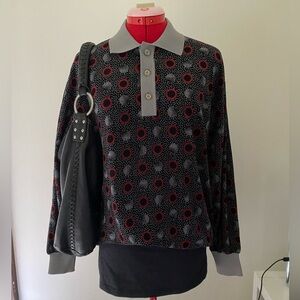 VINTAGE JAPANESE PLAYBOY long sleeve polo